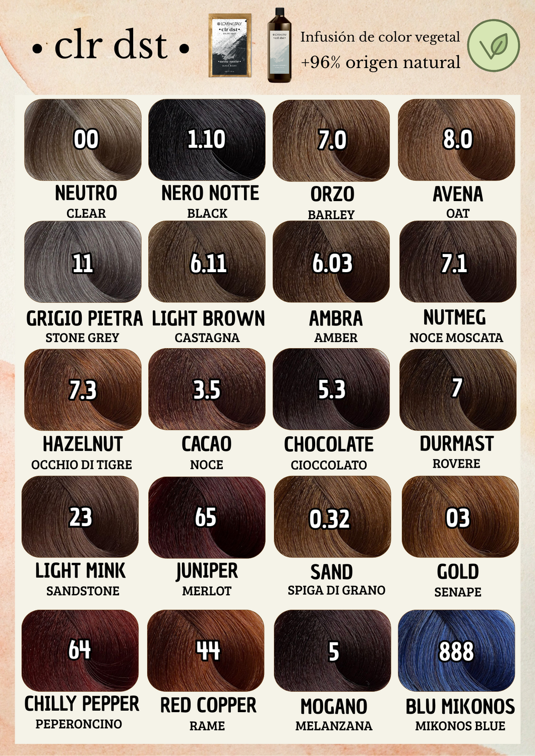 Infusión de color en Barro 100% vegetal 2x40g - Bellpel