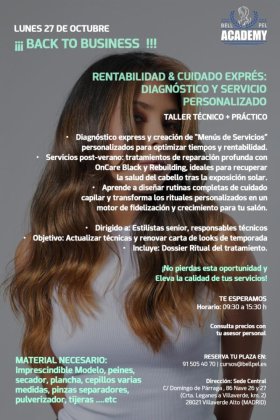 Profitability and express care: Diagnosis and personalised service