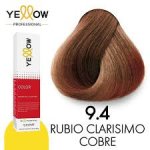 Tinte Rubio Clarísimo Cobre 9,4 Yellow Professional 100g 7800T9,4