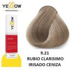 Tinte Rubio Clarísimo Irisé Ceniza 9,21 Yellow Professional 100g 780T9,21