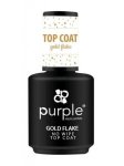 Top Coat Brillo GOLD FLAKE Purple Professional 15ml 9300P210