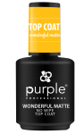 Top Coat Mate WONDERFUL MATTE Purple Professional 15ml 9300P222