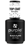 Top Coat Brillo BLACK FLAKE Purple Professional 15ml 9300P248