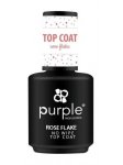 Top Coat Brillo ROSE FLAKE Purple Professional 15ml 9300P249