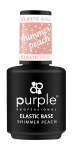 Base Elástica Semipermanente SHIMMER PEACH Purple Professional 15ml 930P1444