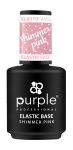 Base Elástica Semipermanente SHIMMER PINK Purple Professional 15ml 930P1445