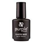 Base Elástica Semipermanente MILKY WHITE Purple Professional 15ml 930P1556