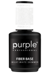 Base Fiber Semipermanente MILKY WHITE SHIMMER Purple Professional 15ml 930P1604